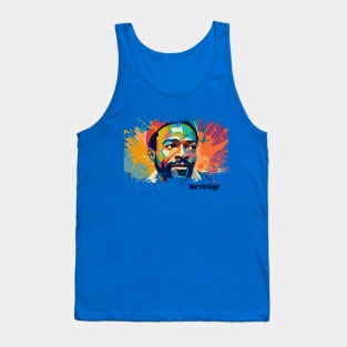 Marvin Gaye Beautiful Art Tank Top